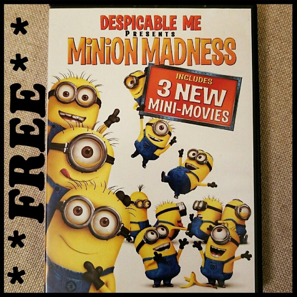 ✴️✴FREE WITH PURCHASE --Despicable Me DVD✴✴️